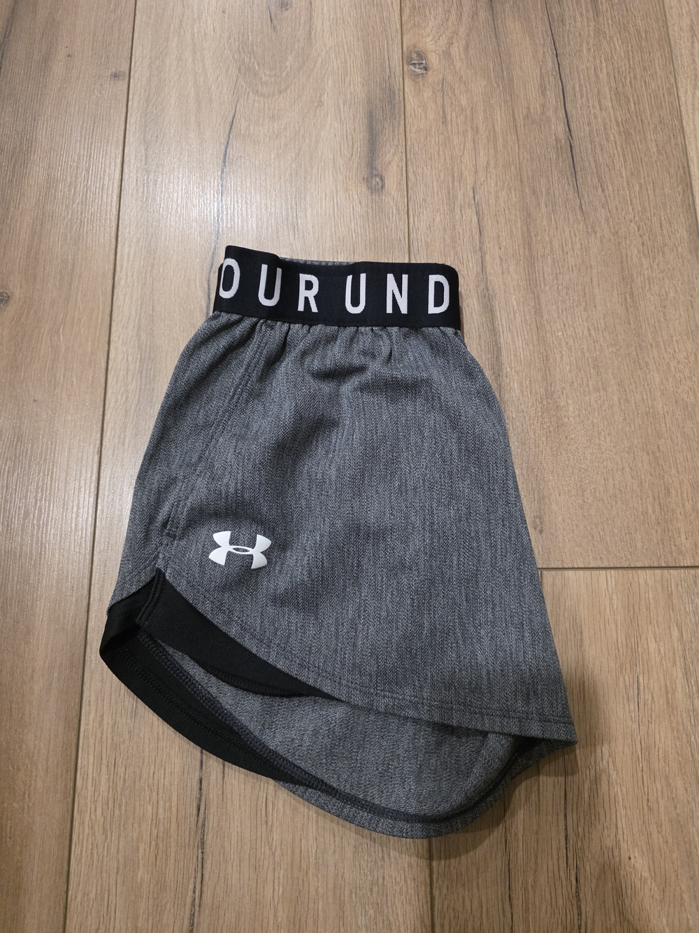 Under Armour Women's Grey Performance Training Shorts - Picture 2 of 3